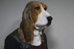Mascara De Latex Perro Basset Hound O Batata Importadas. - comprar online