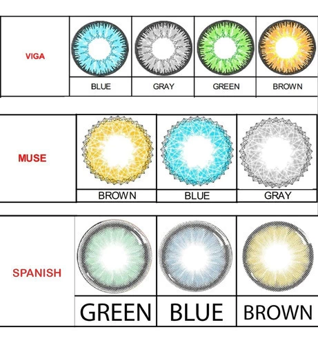 Lentes Contacto Eyewish Anuales Varios Colores Dandelion