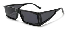 Image of Anteojos Lentes Sol Hype Rectangular Retro Vintage Futurista