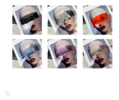 Anteojos Futuristas Visor Colores Oscuros Cyberpunk N 84 - comprar online