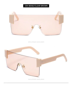 Anteojos Gafas Sol Grandes Retro Vintage Cuadradas Rap Hype