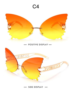 Anteojos Gafas De Sol Mariposa Retro Vintage Modernos Hype - KITCH TECH