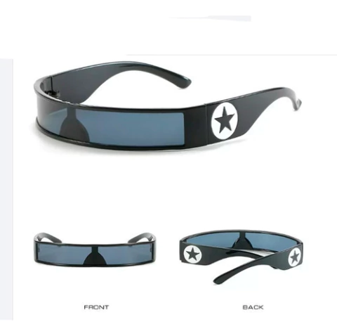 Anteojos De Sol New Futurista Visor Espejo Colores 86