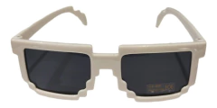 Anteojos Sol Lentes Pixels Cubos Cuadrados Cara Chica N°208 - tienda online