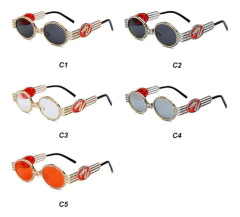 Imagen de Anteojos Sol Redonda Piedras Dragón Retro Vintage Hype Migos