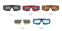 Anteojos Gafas Sol Retro 80` Vintage Rectangulares Grandes - buy online
