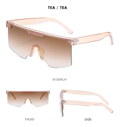 Gafas Anteojos De Sol Cuadradas Modernas Hype 1549 - tienda online