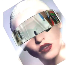 Anteojos Futuristas Visor Colores Oscuros Cyberpunk N 84 - comprar online