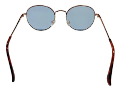 Anteojos Lentes Sol Ovalado Metal Animal Print Vintage Nº154 on internet