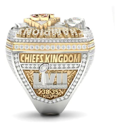 Anillo Dije con Cadena Kansas Chiefs' Super Bowl Lvii Mahomes C/tapa en internet