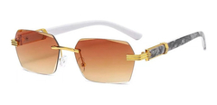 Anteojos Lentes Sol Hexagonal Sin Marco Retro Vintage Nº91 - KITCH TECH