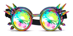 Anteojos Caleidoscopio Antiparras Steampunk Retro Goggles - comprar online