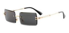 Anteojos Lentes Sol Rectangular Biselado Retro Vintage Nº92