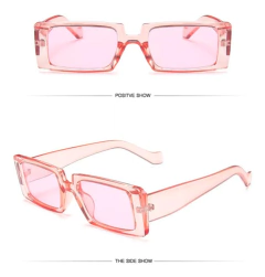 Anteojos Lentes Sol Hype Retro Vintage Rectangular Trap Rap - KITCH TECH