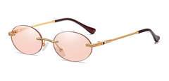 Gafas Anteojos Sol Ovalado Retro Vintage Trap Sin Marco Nº74
