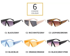 Image of Anteojos Sol Gafas Retro Vintage Gradient Una Pieza Nº135