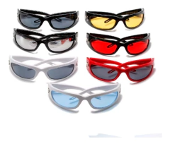 Anteojos Curvo Acrilico Colores Luna Envolventes Nº 83