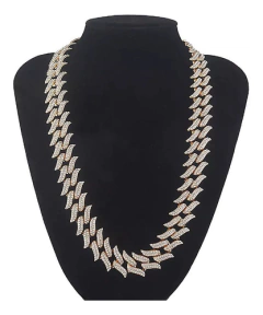 Cadena Cubana Piedra Strass Thorns 18 Inches Nº5 - tienda online