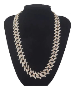 Cadena Cubana Piedra Strass Thorns 24 Inches Nº5 - tienda online