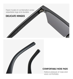 Gafas Anteojos De Sol Cuadradas Modernas Hype 1549 en internet
