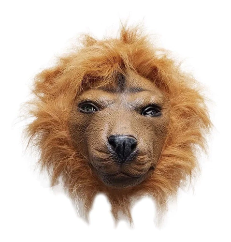 Mascara De Latex Leon 1 Disfraz Halloween Importadas