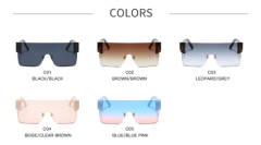 Anteojos Gafas Sol Grandes Retro Vintage Cuadradas Rap Hype - tienda online