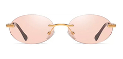 Gafas Anteojos Sol Ovalado Retro Vintage Trap Sin Marco Nº74 - buy online