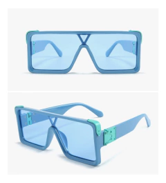 Gafas Anteojos De Sol Rectangular Hype Retro Vintage Grande 5791 - KITCH TECH