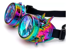 Imagen de Anteojos Caleidoscopio Antiparras Steampunk Retro Goggles