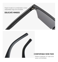 Gafas Anteojos De Sol Cuadradas Modernas Hype 1549 - KITCH TECH