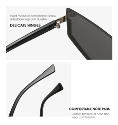 Gafas Anteojos De Sol Retro Vintage Grande Moderno Hype Trap - tienda online