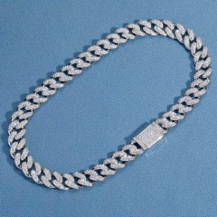 Cadena Cubana Piedra Strass Dorada Plateada Hip Hop Trap 59 - KITCH TECH