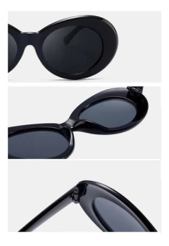 Anteojos Gafas Sol Kurt Importado Vntage Retro Negro N°210-2 - KITCH TECH