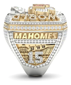 Anillo Dije con Cadena Kansas Chiefs' Super Bowl Lvii Mahomes C/tapa - comprar online