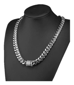 Cadena Cubana Stainless Steel Mariposa 18 Inches Nº6 en internet