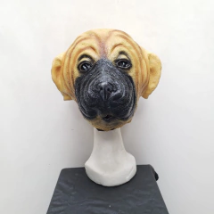 Mascara De Latex Perro Sharpei Disfraz Halloween Importadas en internet