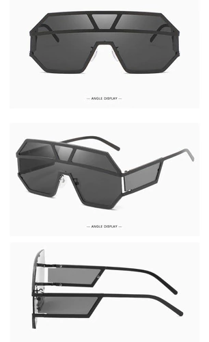 Gafas Anteojos Sol Grandes Hexagonal Modernas 5319