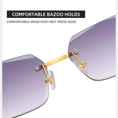 Anteojos Gafas Sol Sin Marco Madera Vintage Retro Nº102 - online store