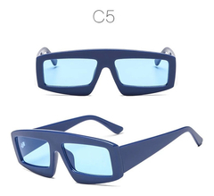 Anteojos Gafas Sol Retro 80` Vintage Rectangulares Grandes - online store
