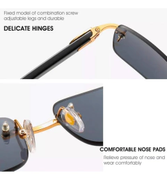 Anteojos Gafas Sol Sin Marco Madera Vintage Retro 103 - comprar online