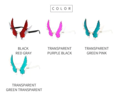 Anteojos Gafas De Sol Alas Grandes Mariposa Vintage Retro 32 - buy online