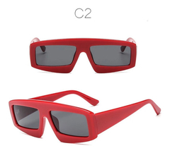 Anteojos Gafas Sol Retro 80` Vintage Rectangulares Grandes on internet