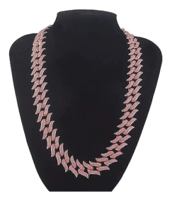 Imagen de Cadena Cubana Piedra Strass Thorns 20 Inches Nº5
