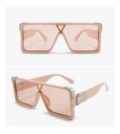 Gafas Anteojos De Sol Rectangular Hype Retro Vintage Grande 5791