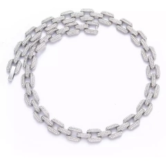Cadena Cubana Piedra Strass Chain Claw 20 Inches Nº3 - buy online
