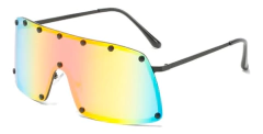 Anteojos Lentes Sol Hype Cuadrado Retro Vintage Futurista 2 - online store