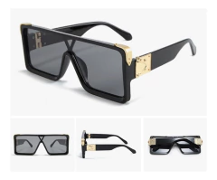 Gafas Anteojos De Sol Rectangular Hype Retro Vintage Grande 5791