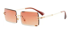 Anteojos Lentes Sol Rectangular Biselado Retro Vintage Nº92 - KITCH TECH