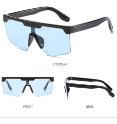 Gafas Anteojos Tuli De Sol Retro Vintange Rap Trap Grandes 9757