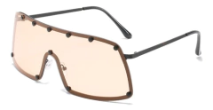 Anteojos Lentes Sol Hype Cuadrado Retro Vintage Futurista 2 - buy online